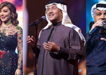 محمد عبده مع نبيل شعيل واصالة يطربون الجمهور في أولى حفلات مهرجان فبراير الكويت