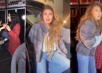 بالفيديو نوال الزغبي تقتحم موقع تصوير مسلسل للموت لهذا السبب