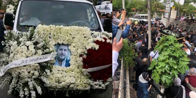بالصور تشييع جثمان الراحل محمد قنوع 1 بالصور تشييع جثمان الراحل محمد قنوع
