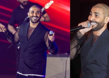 احمد سعد يثير الجدل بإطلالة جريئة من حفله في جدة
