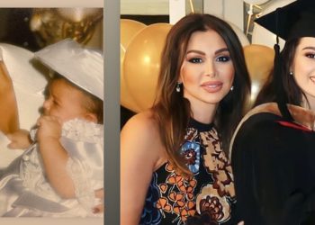 كوليت الحلاني تسترجع ذكريات طفولة ابنتها ماريتا قبل أيام من زفافها