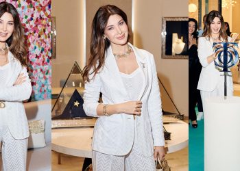 نانسي عجرم تفتتح دار Tiffani and Co في دبي