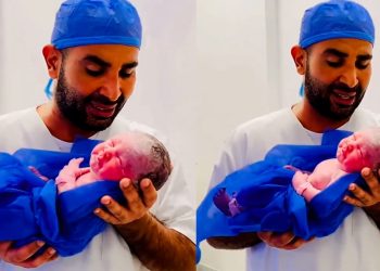 بالفيديو أحمد سعد يرزق بمولودته الثانية ويطلق عليها هذا الاسم