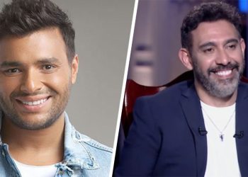 مصالحة على الهواء تنهي خلاف رامي صبري وعمرو مصطفى