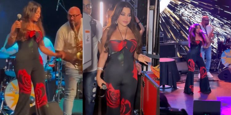 بالفيديو هيفاء وهبي تتألق بحفلها على مسرح ستارز اون بورد