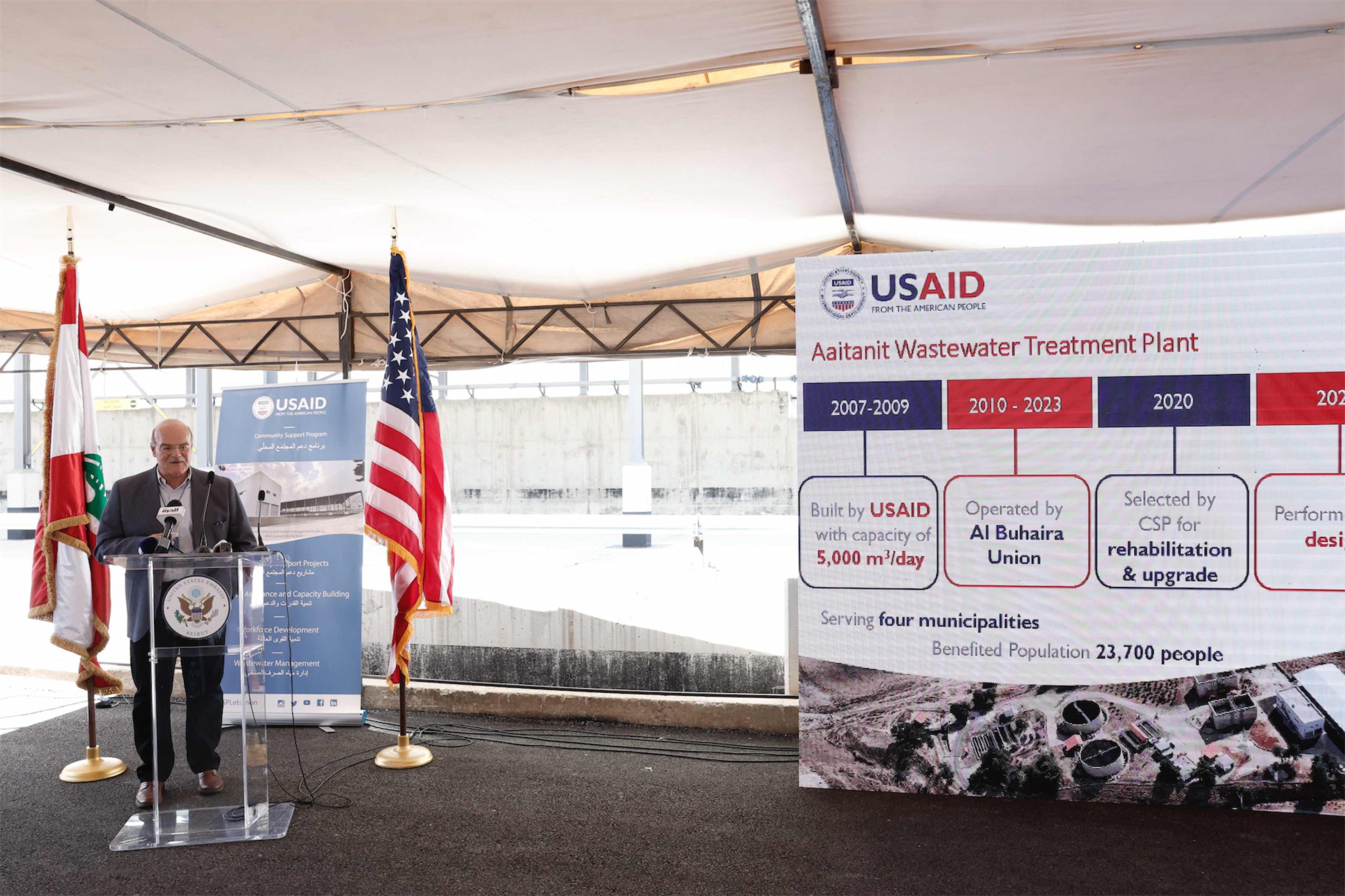 Ossama Amad.Director of Wastewater Management.USAIDs community Support Program scaled