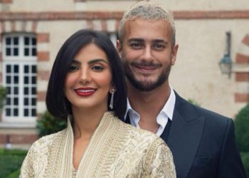 بالصور هكذا احتفل سعد لمجرد بذكرى زواجه الأولى