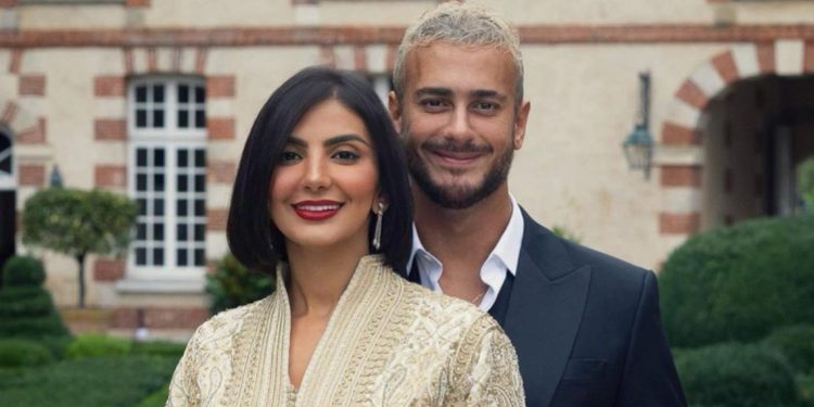 بالصور هكذا احتفل سعد لمجرد بذكرى زواجه الأولى