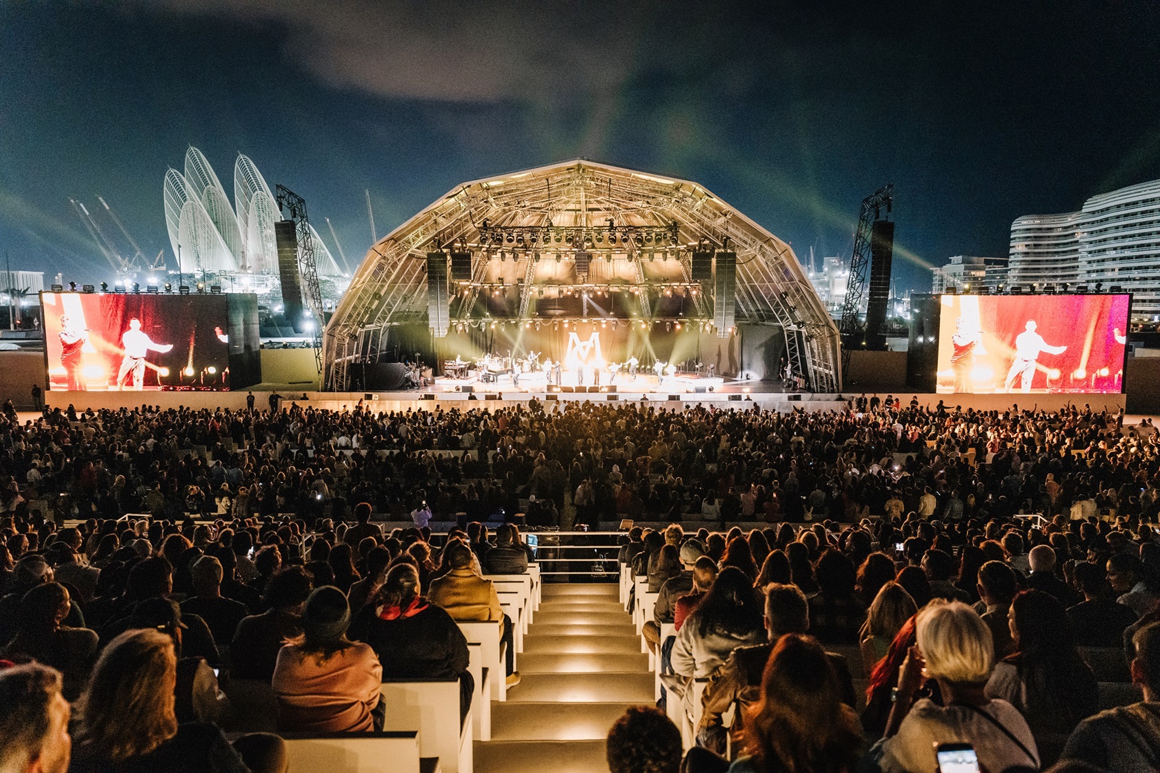 the three month Saadiyat Nights concert series has been carefully curated to bring together a diverse lineup of artists ensuring an array of captivating experiences over the c