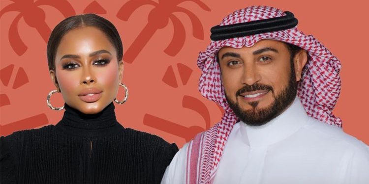 ماجد المهندس وداليا مبارك يشاركان في إحياء يوم التأسيس السعودي 1 ماجد المهندس وداليا مبارك يشاركان في إحياء يوم التأسيس السعودي