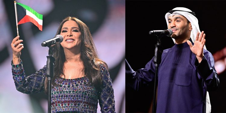 نوال الكويتية ومطرف المطرف يتألقان بثاني ليالي فبراير الكويت
