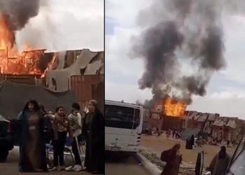 حريق جديد في موقع تصوير مسلسل جودر لياسر جلال