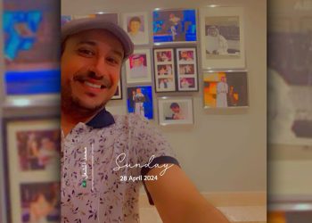 الفنان محمد المشعل في استديوهات عبد المجيد عبد الله
