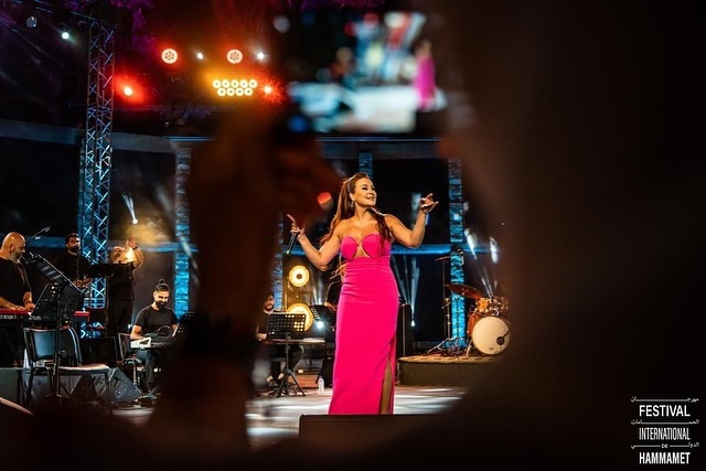 عرض كارول سماحة Spectacle de Carole Samaha© @bayrembm 🫶 حمامات ديما ضاوية Hammamet toujours rayonnante FIH2024 fih58 1