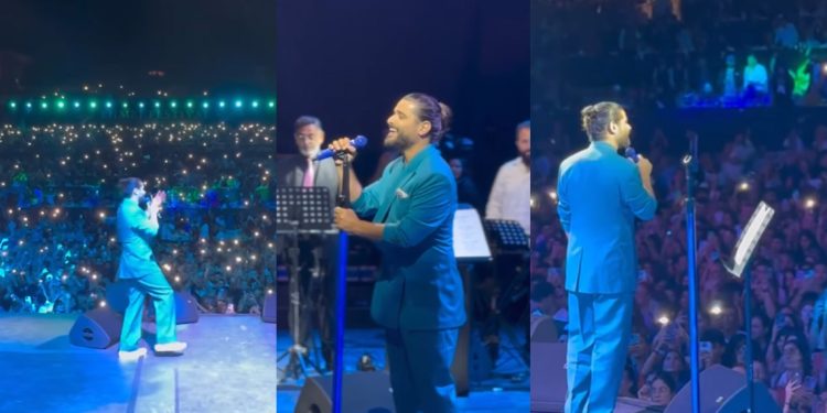ناصيف زيتون يجمع 5 ألف معجب بحفل في إهمج