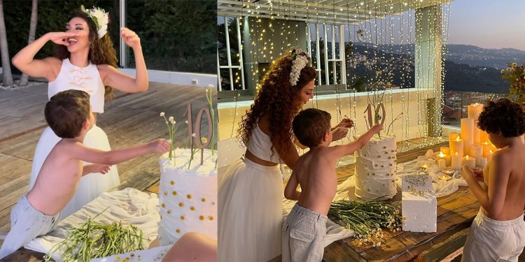 بالفيديو ميريام فارس ترتدي فستان زفافها من جديد بعد عشر سنوات
