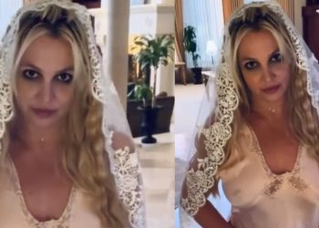 بالفيديو بريتني سبيرز تعلن الزواج من نفسها