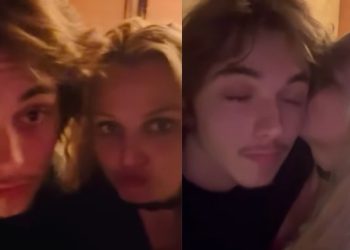 بالفيديو بريتني سبيرز تلتقي ابنها ليلة العيد بتأثر بعد سنوات من الفراق