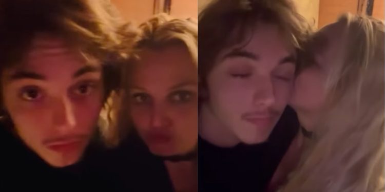 بالفيديو بريتني سبيرز تلتقي ابنها ليلة العيد بتأثر بعد سنوات من الفراق