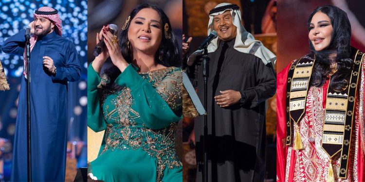 حفلات يوم التأسيس جمعت أشهر النجوم في السعودية 1 حفلات يوم التأسيس جمعت أشهر النجوم في السعودية