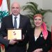 رئيس الجمهورية اللبنانية يكرم الإعلامية هدى شديد 8 رئيس الجمهورية اللبنانية يكرم الإعلامية هدى شديد