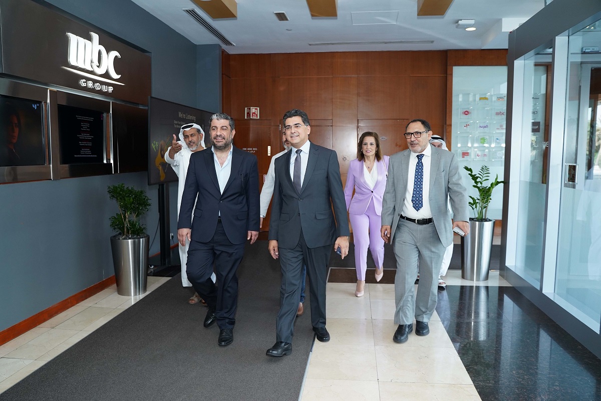 3 MBC GROUP CHAIRMAN SHEIKH WALEED BIN IBRAHIM AL IBRAHIM MEETS LEBANESE MINISTER OF INFORMATION MR. PAUL MORCOS