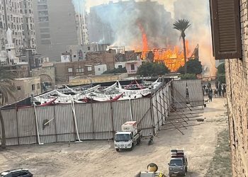 حرائق مواقع التصوير تستمر وجديدها في ديكور مسلسل الكينج