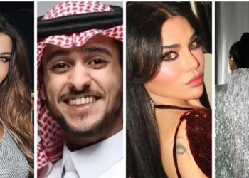 نانسي عجرم مع هيفاء وهبي وأميمة طالب وعايض بمهرجان WOW في موسم الرياض