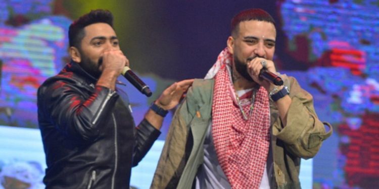 تامر حسني يجتمع مع French Montana بحفل في العين السخنة 1 تامر حسني يجتمع مع French Montana بحفل في العين السخنة
