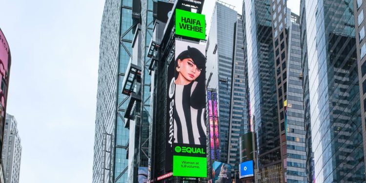 هيفاء وهبي تنضم إلى Spotify EQUAL في إنجاز عالمي جديد