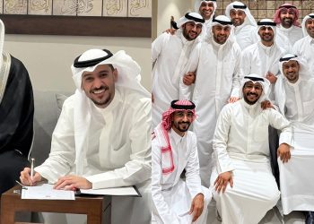 عايض يوسف يودع العزوبية ويعلن عقد قرانه